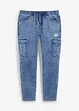 Jean cargo extensible, Regular, Tapered, bonprix