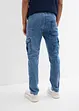 Jean cargo extensible, Regular, Tapered, bonprix
