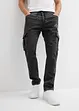 Jean cargo extensible, Regular, fuselé, bonprix