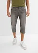 Lot de 2 jeans jogger 3/4 en denim léger, coupe droite regular, bonprix