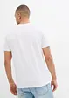 Lot de 2 T-shirts 100% coton, slim, bonprix