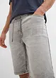 Schlupf Stretch-Jeans-Bermuda, Regular Fit, bonprix