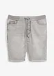 Schlupf Stretch-Jeans-Bermuda, Regular Fit, bonprix