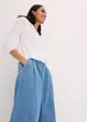 T-shirt manches 3/4 avec dentelle, style portefeuille, bonprix