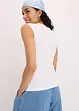 T-shirt en coton extensible avec détail twisté, bonprix