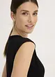 T-shirt en coton extensible avec détail twisté, bonprix