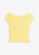 Off-Shoulder-Shirt aus reiner Bio-Baumwolle, bonprix
