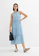 Midikleid aus glattem Lyocell, bonprix