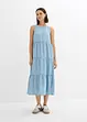 Midikleid aus glattem Lyocell, bonprix