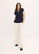 Poloshirt mit Spitze, bonprix