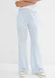 Pantalon ample à carreaux, en viscose fluide, bonprix
