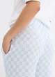 Pantalon ample à carreaux, en viscose fluide, bonprix