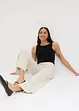 Marlenehose mit Leinenanteil, bonprix