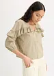 leichte Bluse mit Volants, bonprix