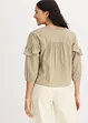 leichte Bluse mit Volants, bonprix