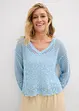 Leichter Ajour-Pullover, bonprix