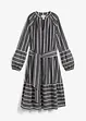 Robe midi rayée, 100% coton, bonprix