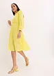 Carmen-Kleid aus strukturierter Viskose, bonprix