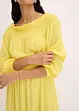 Carmen-Kleid aus strukturierter Viskose, bonprix