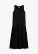 Maxikleid mit Materialmix, bonprix