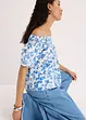 Blouse encolure Bardot, bonprix
