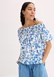 Blouse encolure Bardot, bonprix