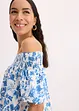 Blouse encolure Bardot, bonprix
