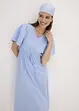 Robe midi à manches courtes et amples, bonprix