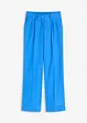 Pantalon palazzo en lin mélangé aérien, bonprix