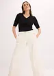 Pantalon large en matière extensible, bonprix