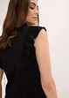 Blouse volantée en jersey, bonprix