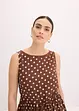 Robe midi avec lien à nouer, bonprix