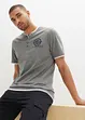 Lot de 2 T-shirts col tunisien, bonprix
