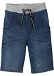 Bermuda en molleton aspect jean, Regular, bonprix