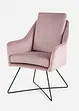 Fauteuil en velours, bonprix