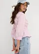 Geraffte Bluse mit elastischen Nähten, bonprix