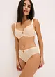 Slip Maxi avec dentelle Lurex bicolore, bonprix