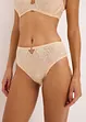 Slip Maxi avec dentelle Lurex bicolore, bonprix