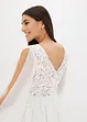 Robe de mariée en crêpe fin avec dentelle, bonprix