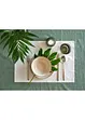 Bio Baumwoll Tischset mit Stickerei (2er Pack), bonprix