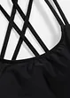 Bustier-Bikinioberteil mit gekreuzten Trägern, bonprix