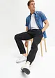 Pantalon jogger Regular en gaze de coton, Tapered, bonprix