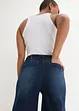 Wide-Leg-Jeans High Waist, Bequembund cropped, bonprix