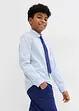 Pantalon chino, chemise manches longues et cravate (ens. 3 pces), bonprix