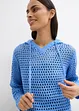 Ajour-Pullover mit Kapuze, bonprix