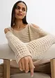 Pull boxy à découpes, bonprix