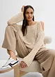 Pull boxy à découpes, bonprix