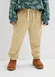 Lot de 2 pantalons taille extensible, 100% coton, bonprix
