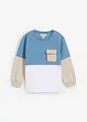 Sweatshirt mit Tasche aus weichem Baumwoll-Mix, bonprix