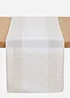 Jacquard Tischläufer einfarbig, bonprix